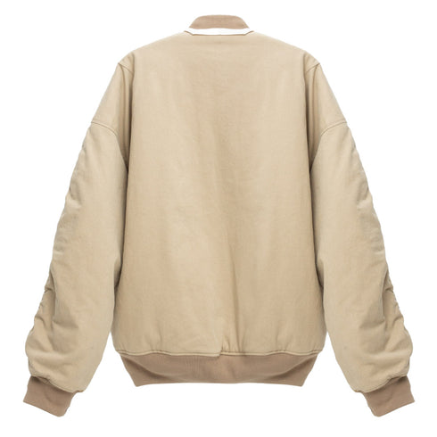 Merely Made Merely Premium Fluffy Vintage MA-1 Jumper Harvest Gold 23FMLPR211JP Degli Uberti